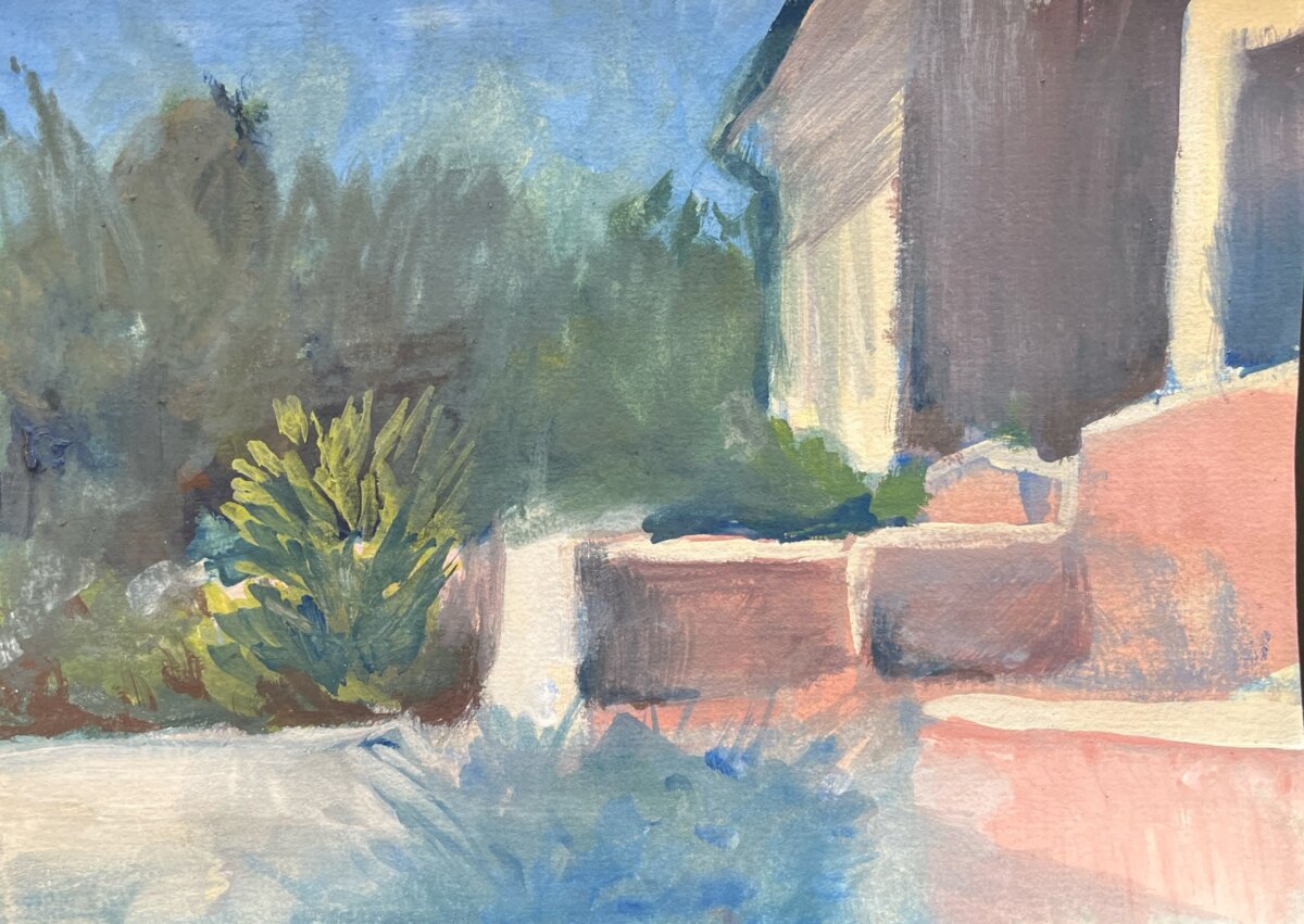 Felix Deimling – Malle, Gouache