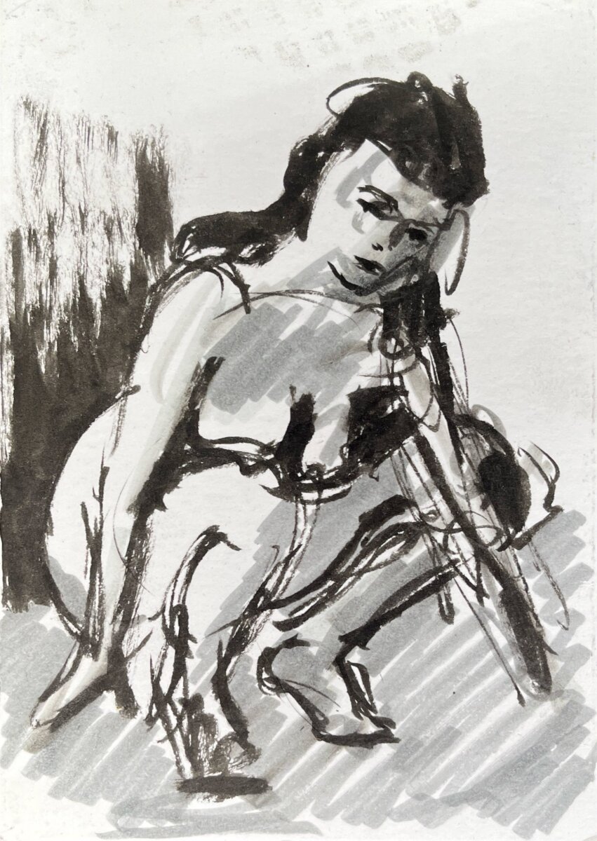 Felix Deimling – Tusche, Tuschestift